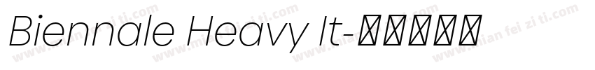 Biennale Heavy It字体转换